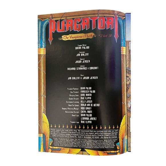 Purgatori: The Vampires Myth #2 VF Chaos 1996 - Picture 2 of 3